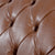 Brown Faux Tufted Armless Chaise Lounge