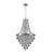 Chromium 19.7-Inch Crystal Chandelier