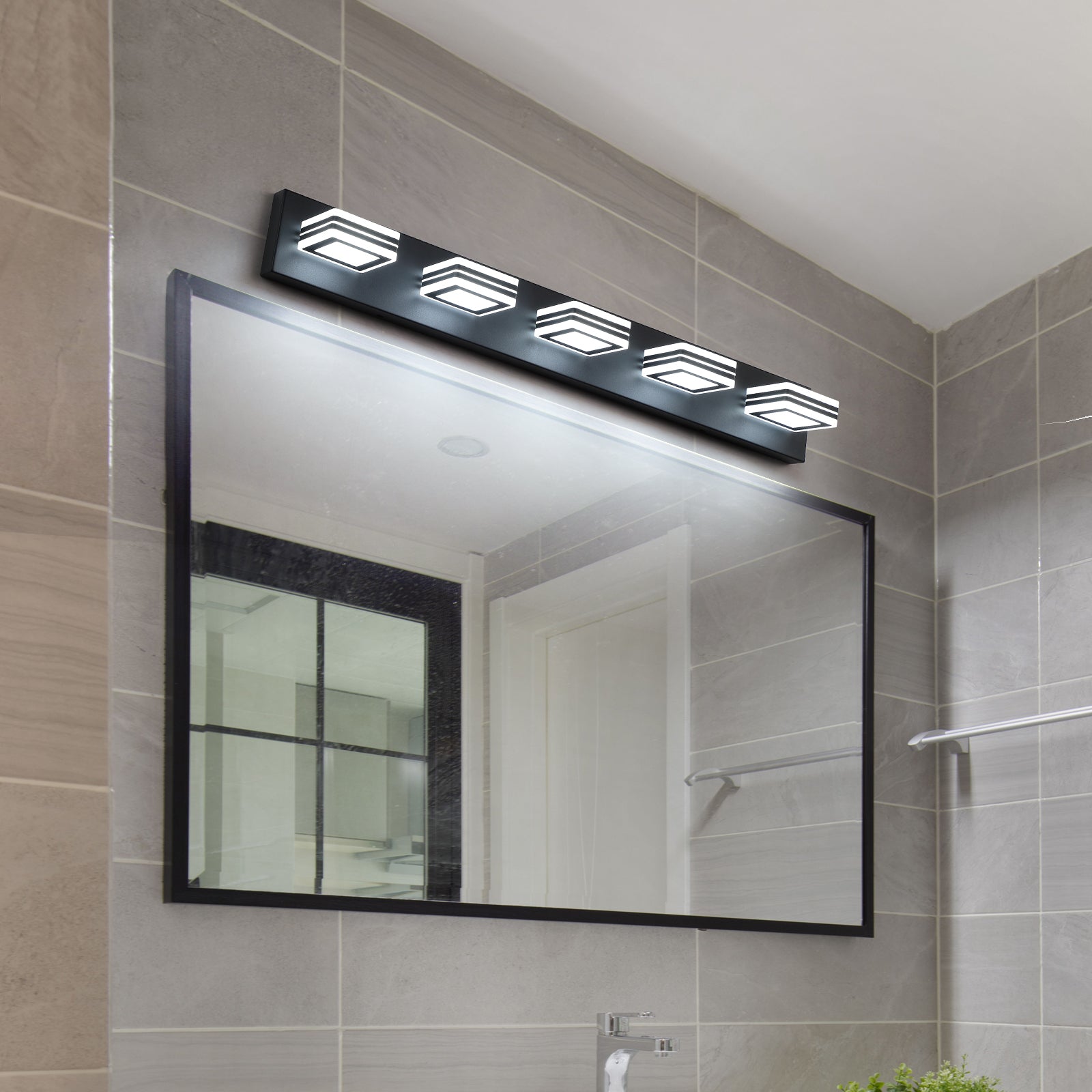 Aestin's LED Modern Black Vanity Light