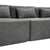 Copenhagen Modular Bouclé L-Shape Sofa in Light Gray