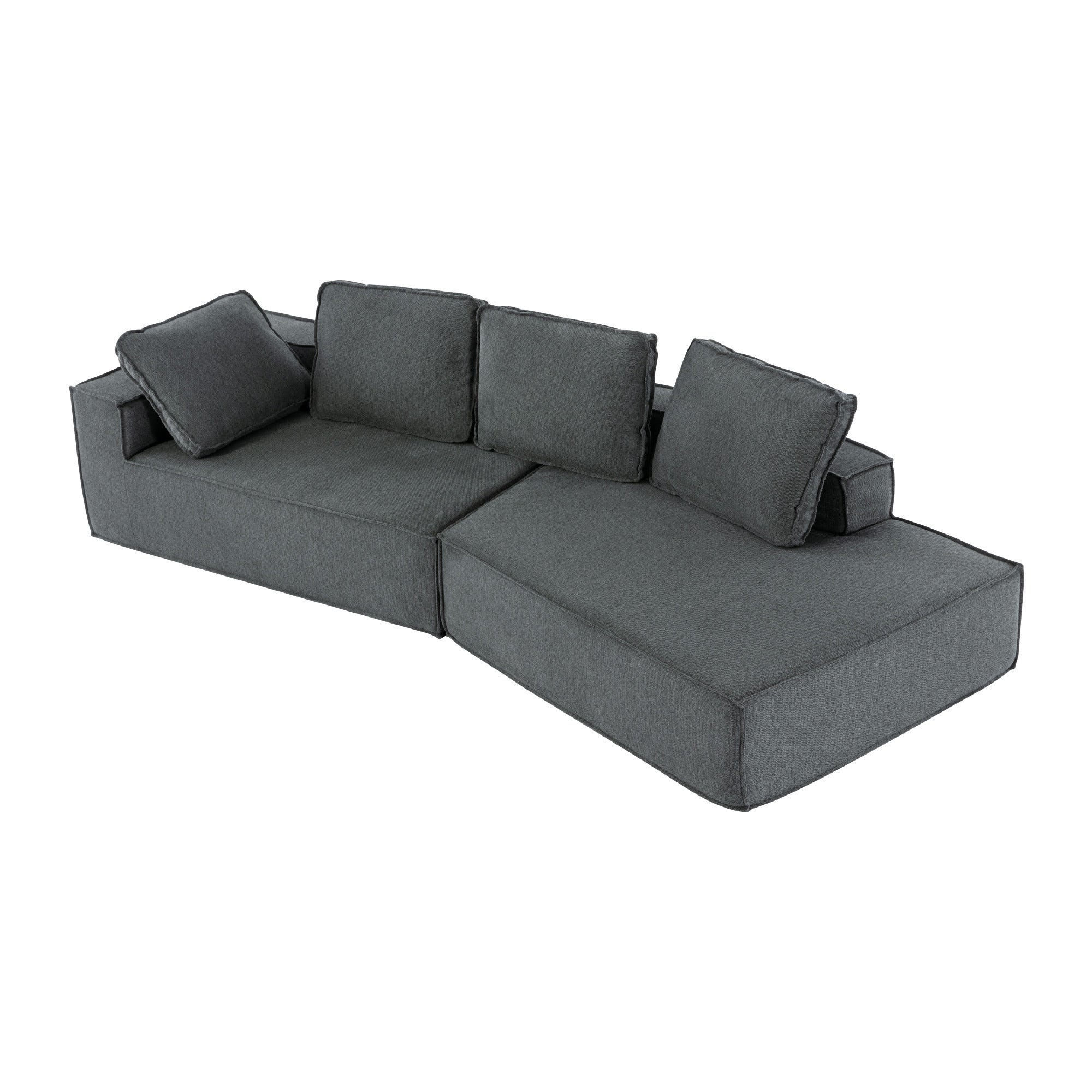 Marrakech Chaise Lounge Sofa in Gray