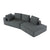 Marrakech Chaise Lounge Sofa in Gray