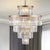 23.6 Inch Golden Luxury Crystal Chandelier