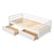 Twin Daybed with Two Storage Drawers In White