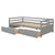 Twin Size Gray Daybed with Two Storage Drawers