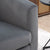 Gray Velvet Swivel Chair with 360-Degree Rotation and Comfortable Cushions