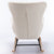 Beige Teddy Fabric Rocking Chair