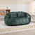 Emerald Chenille Bean Shape 2-Seater Lazy Sofa