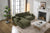 Army Green Modern Modular Sectional Sofa – Contemporary 4-Seater