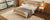 Queen Size Rattan Bed Frame in Antique White