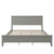 Gray Wooden Queen Size Platform Bed