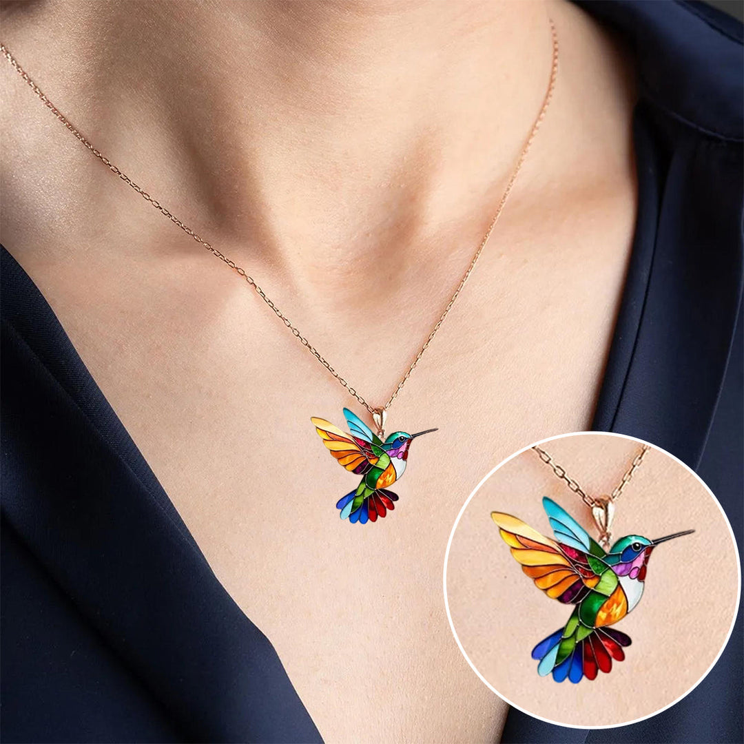 Romantic Hummingbird Drop Earrings