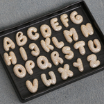 Load image into Gallery viewer, Chunky Bubble Diamond Dazzle Initial Necklaces
