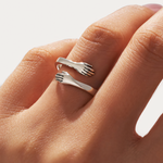 Load image into Gallery viewer, Love Warm Embrace Hug Ring
