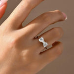 Load image into Gallery viewer, S925 Moissanite Feminine Bow Ring
