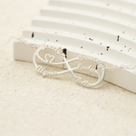 Load image into Gallery viewer, Personalised Infinity Necklace Infinity Name Necklace
