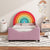 Twin Rainbow Velvet Enclosed Bed