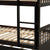 Espresso Full Over Full Bunk Bed with Trundle, Convertible to Two Full-Size Beds