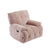 Overstuffed Ergonomic 360 Degree Swivel Rocking Recliner In Pink