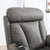 Dark Gray Power Lift Recliner Chair With Wood Frame