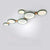 Contemporary Round Flush Mount Ceiling Light