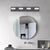 Aestin's LED Modern Black 4-Light Vanity Light Fixture