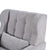 Modern Accent Chair - Stylish Chenille Armchair for Living Room, Gray Upholstered Comfort