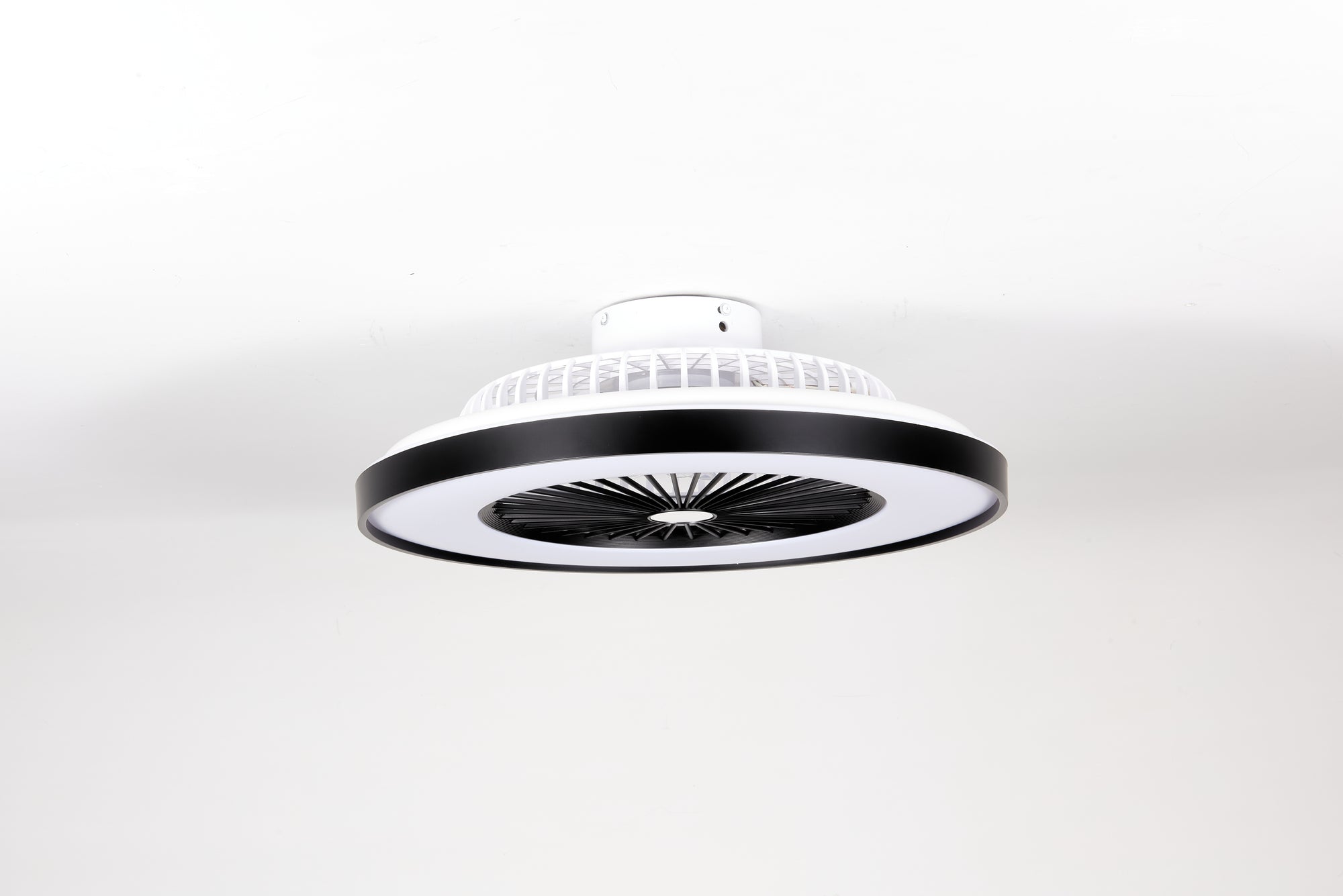 Aestin's 23.2-Inch Black and White Ceiling Fan Light with LED RGB