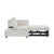 4 in 1 Beige Multifunctional Sofa Bed with Adjustable Backrest