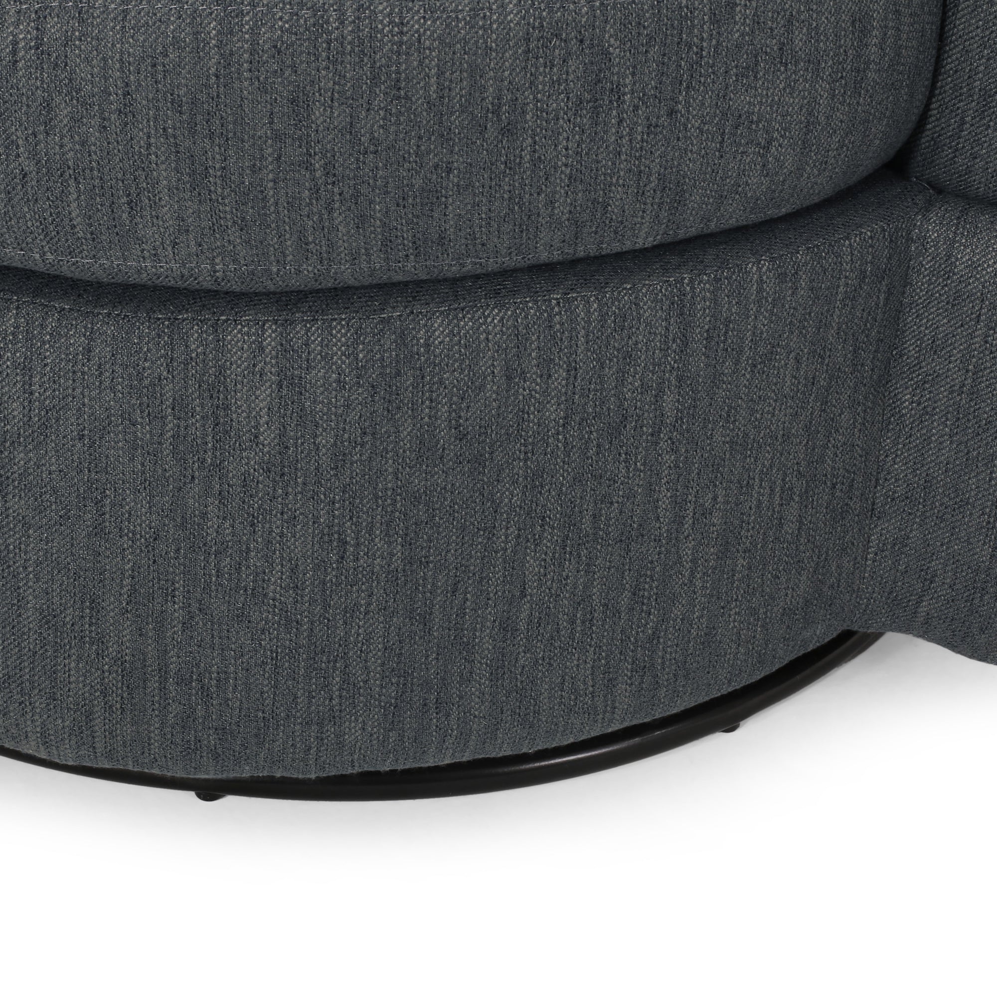 Charcoal Swivel Club Chair