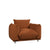 Comfy Sherpa Accent Chair In Brown Lambswool Fabric