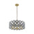 Aestin's 4 Shard Pattern Modern Round Crystal Chandelier