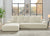 Durban 4-Seat Velvet Modular Sofa in Beige