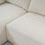 Dakar 4-Seat Minimalist Modular Sofa in White