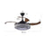 Quiet & Reversible Contemporary LED Retractable Ceiling Fan