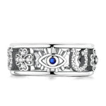 Load image into Gallery viewer, S925 Lucky Evil Eye Ring
