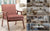 Mid-Century Modern Accent Chair - Solid Wood Frame, Extra-Thick Backrest, Ideal for Living Room, Bedroom, or Reading Room