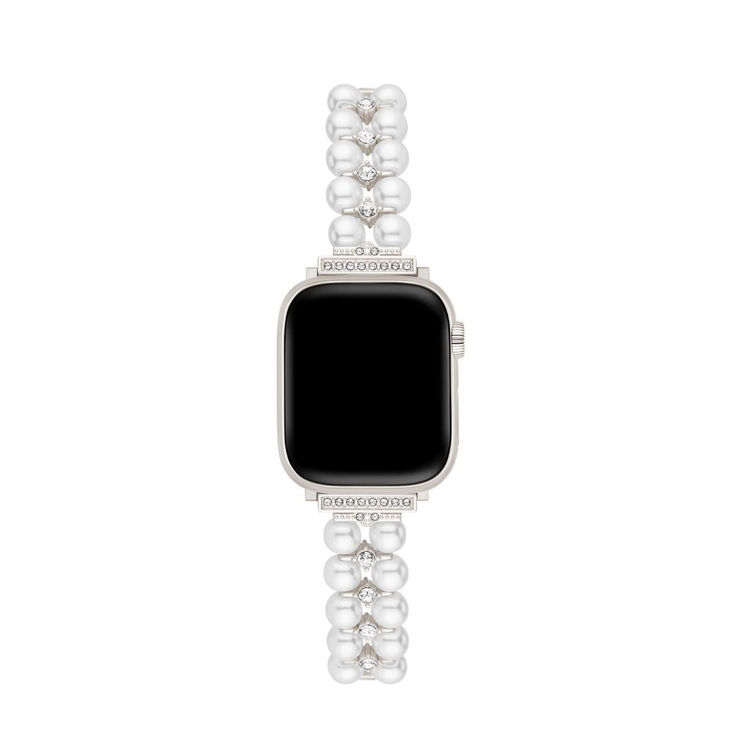 Bold Metal Rhinestone Apple Watch Bands for Women