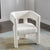 Contemporary Beige Fabric Upholstered Accent Chair