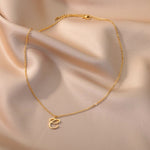 Load image into Gallery viewer, Dainty Heart Letter Initial Necklace
