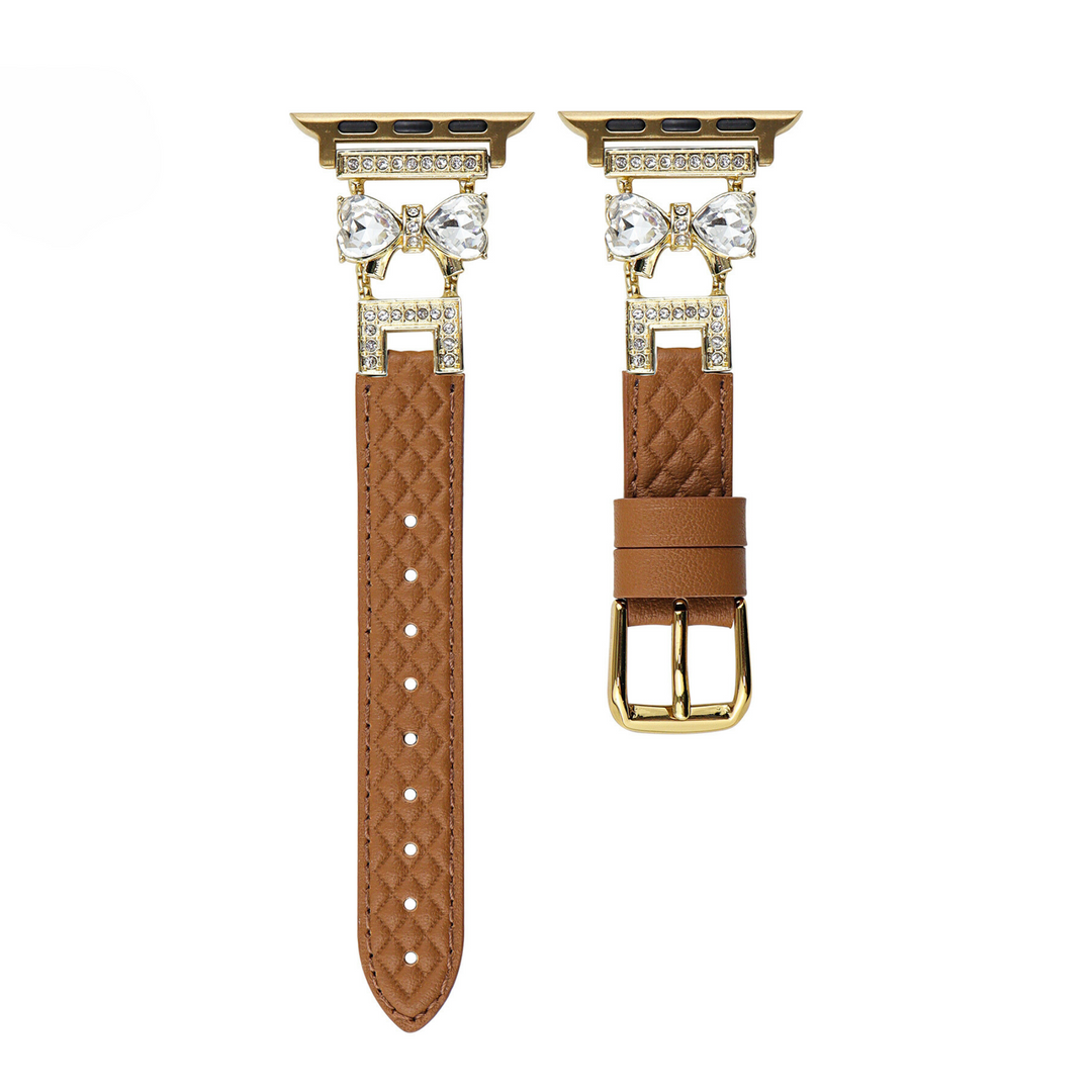 Luxury Leather Apple Watch Bands for Women