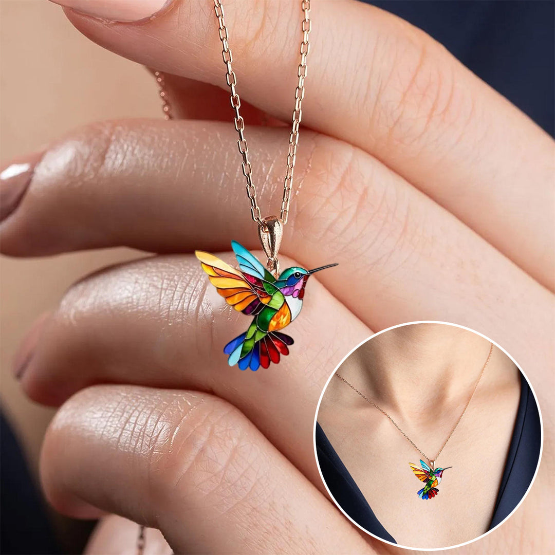 Romantic Hummingbird Drop Earrings