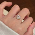 Load image into Gallery viewer, The Aura Float: S925 1-2 Carat Moissanite Illusion Ring
