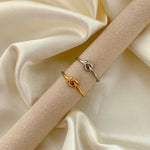 Load image into Gallery viewer, Dainty Heart Knot Bond Ring
