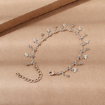 Load image into Gallery viewer, Butterfly Tassel Anklet Zirconia Anklet
