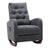 Baby Room Dark Gray Modern Rocking Chair