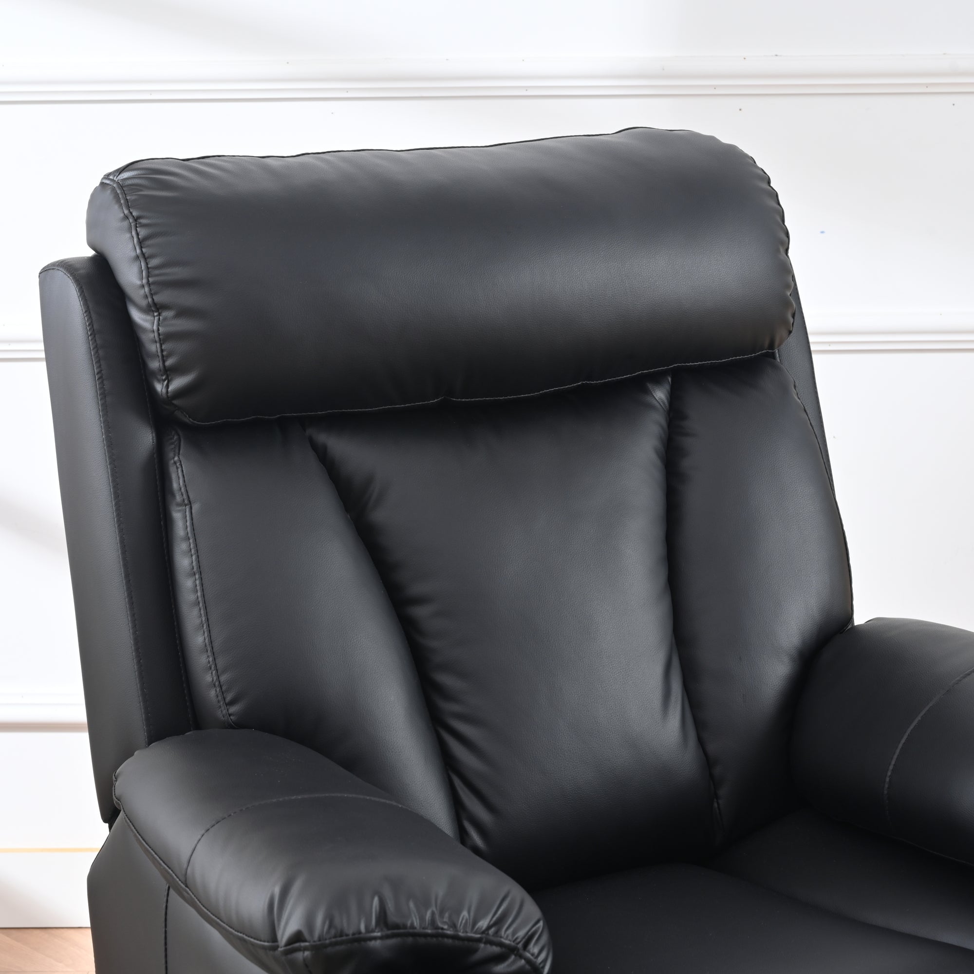 Black Electric Power Lift Recliner Chair With Remote Control