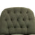 Army Green Upholstered Push-Back Recliner with Glider & Swivel