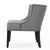 Occasional Accent Chair In Gray Fabric