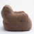 Soft Teddy Tufted Bean Bag Chair in Coffee